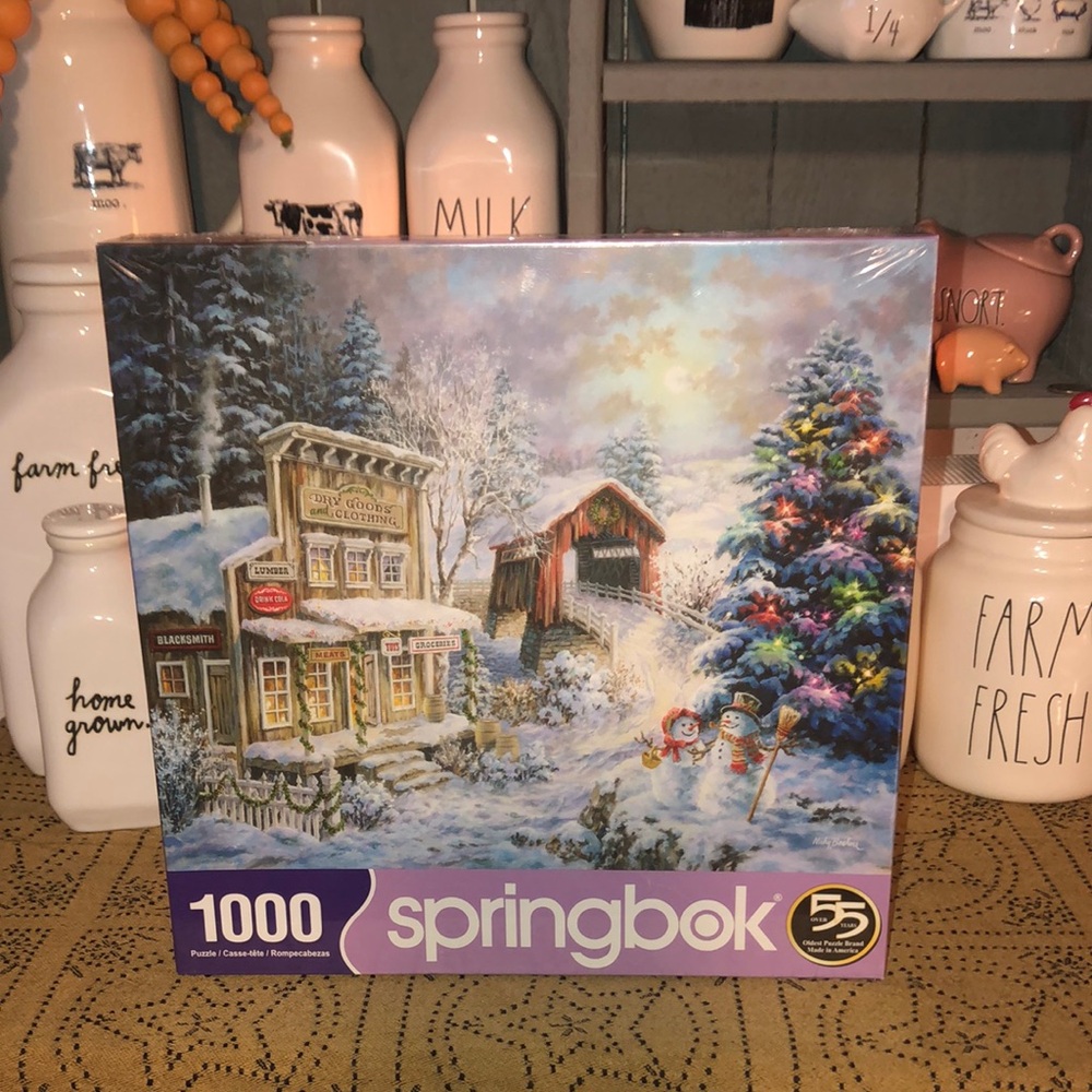 Springbok Country Christmas Store 1000 Piece Puzzle (24” x 30”)